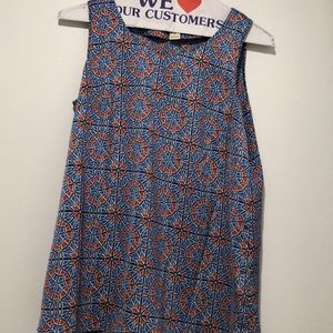 J crew top, bright colors and great pattern